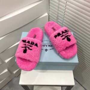 PRDA Shearling Slides