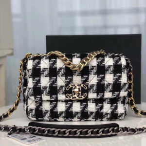 CC White Tweed Handbag Super A