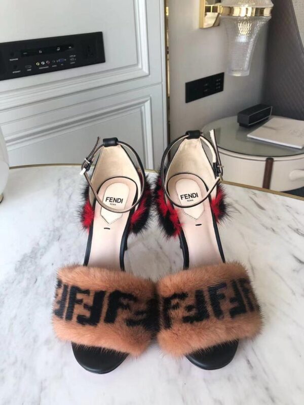 FF Mink Fur Heels