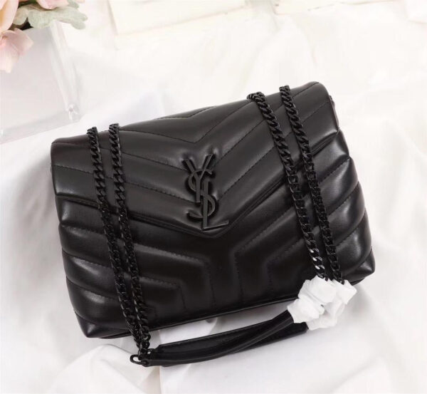 Envelope Bag Black&Black Secondary Leather