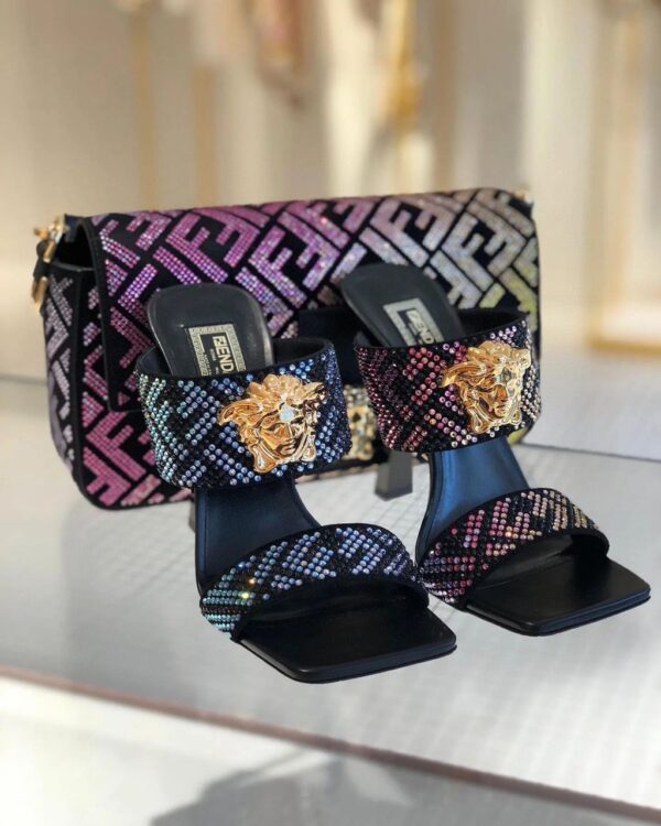 Vrsce jacquard mules Super a