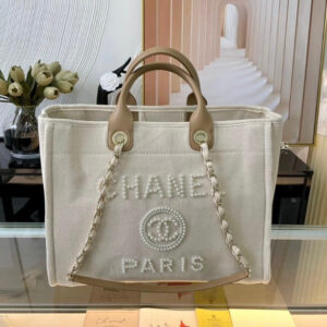 CC Deauville Pearl Tote Bag Super A
