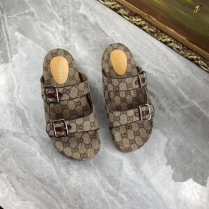 GG Supreme-print mule sandals
