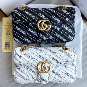 GG x BLGA Marmont Bag