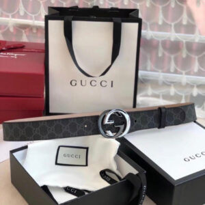 GG Supreme Belt With G Buckle Mens
