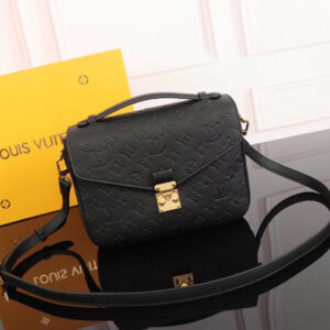 Metis Pouchette Empreinte Noir Bag