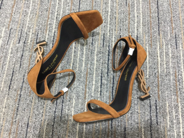 Statement suede heels
