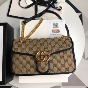 GG Small Canvas GG Marmont Shoulder Bag