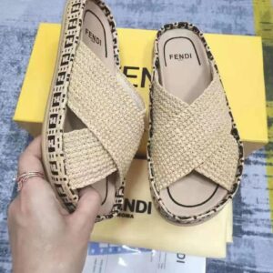 FF Flat Woven Sandals