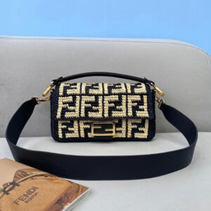 FF Straw Crossbody Bag Premium Edition