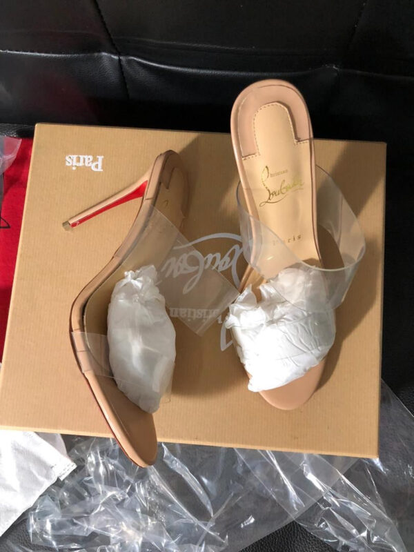 CL Just Nothing 85 PVC Mules