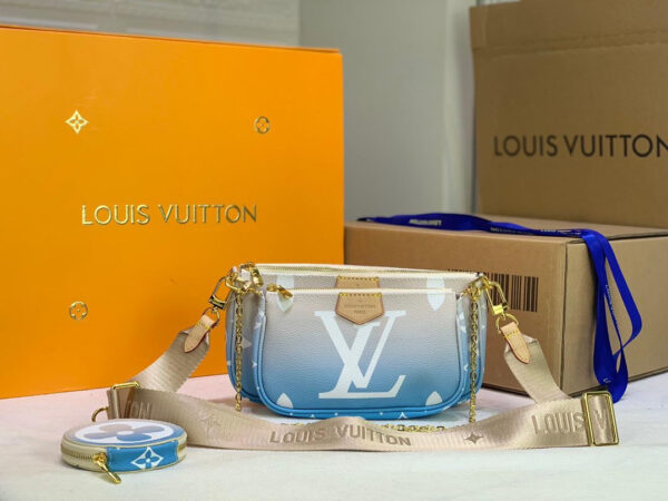 Multi Pochette Accessories Bag BLUE