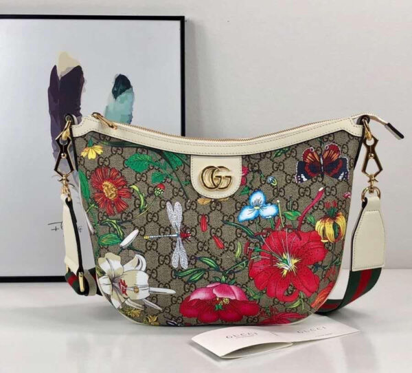 GG Flora Shoulder Bag Super A