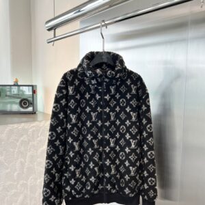 LV Monogram Jacquard Fleece Zip Through