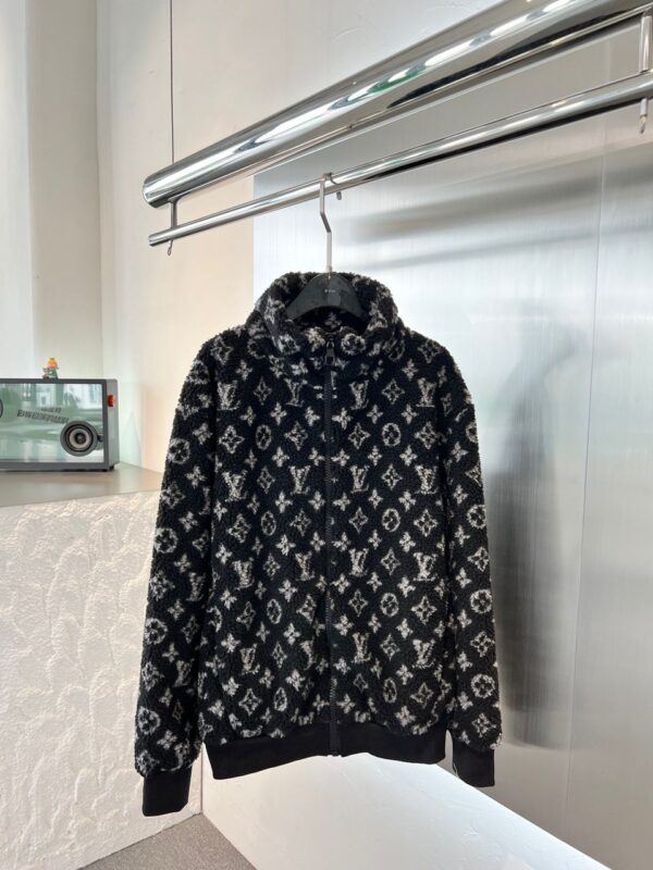 LV Monogram Jacquard Fleece Zip Through