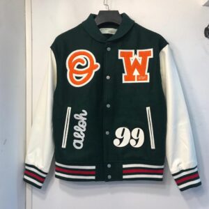 OFF W Varisty Jacket