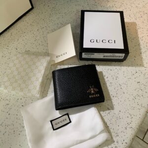 GG Animalier Leather Wallet
