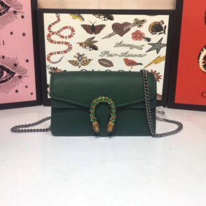 GG Green Dionysus Bag Super A