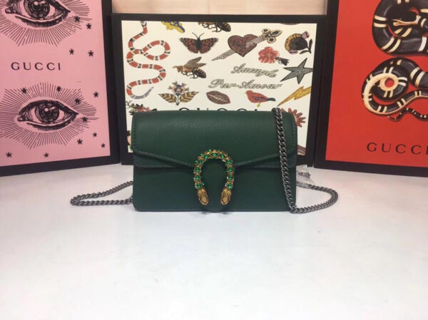GG Green Dionysus Bag Super A