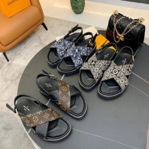 Monogram sandals