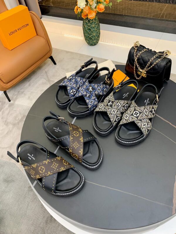 Monogram sandals