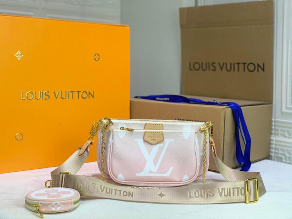 Multi Pochette Accessories Bag PINK