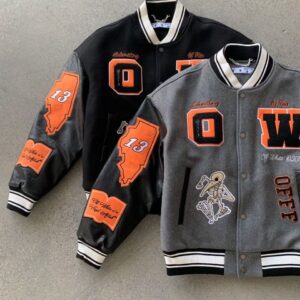 OFF W Varsity Jacket
