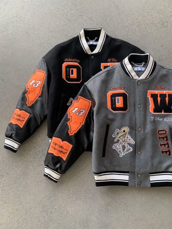 OFF W Varsity Jacket