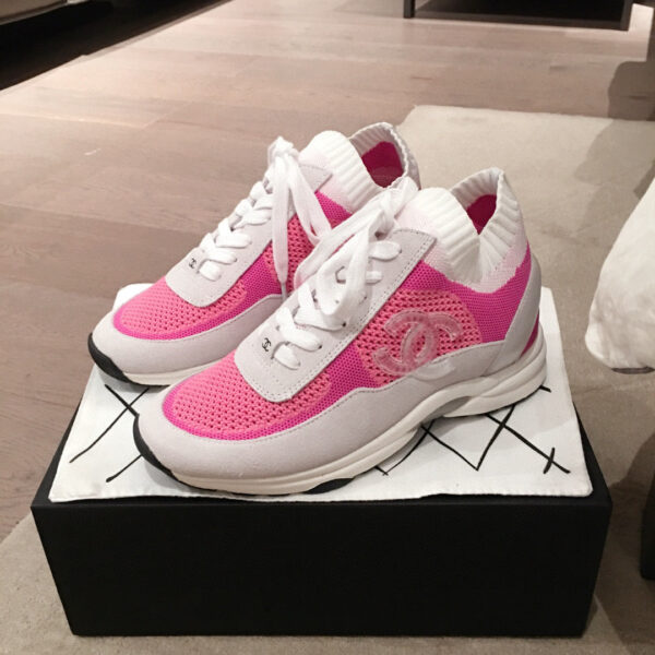 CC Mesh Sneakers Pink