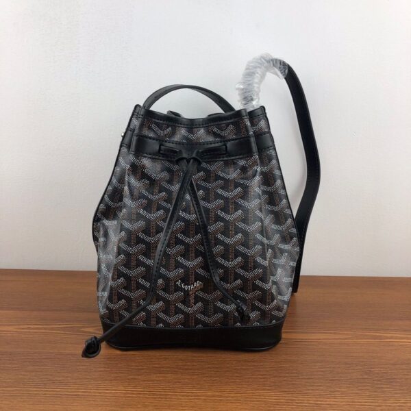 Goyar Bag 1990-2000s monogram small Flot bucket shoulder bag - Image 9