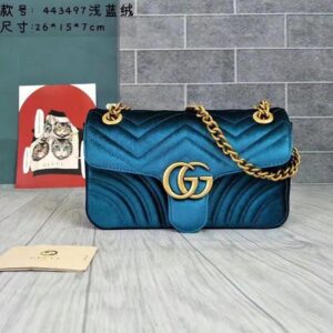 GG VELVET MARMONT BAG