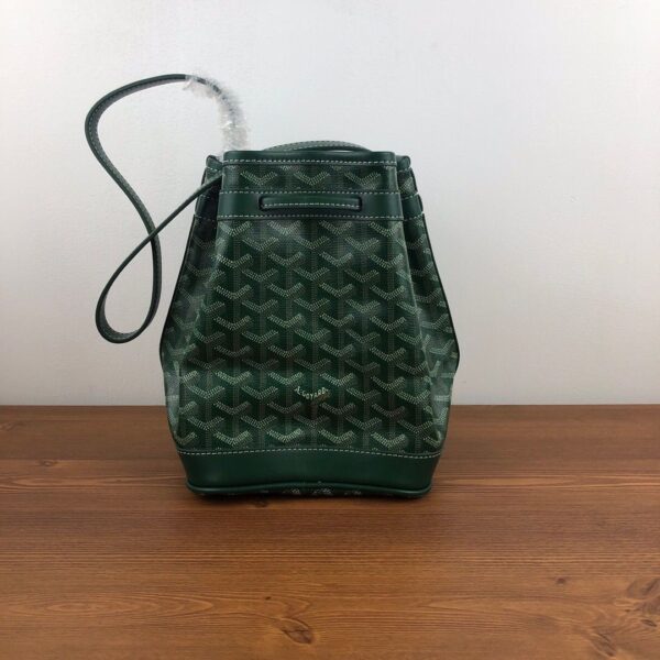 Goyar Bag 1990-2000s monogram small Flot bucket shoulder bag - Image 11