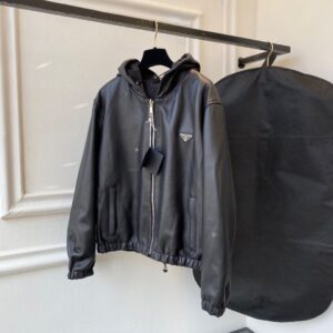 PRDA Leather Zip Up Jacket Super A