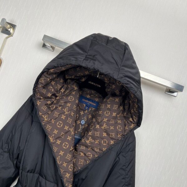 LV Long Pillow Puffer Wrap Coat Super A - Image 2