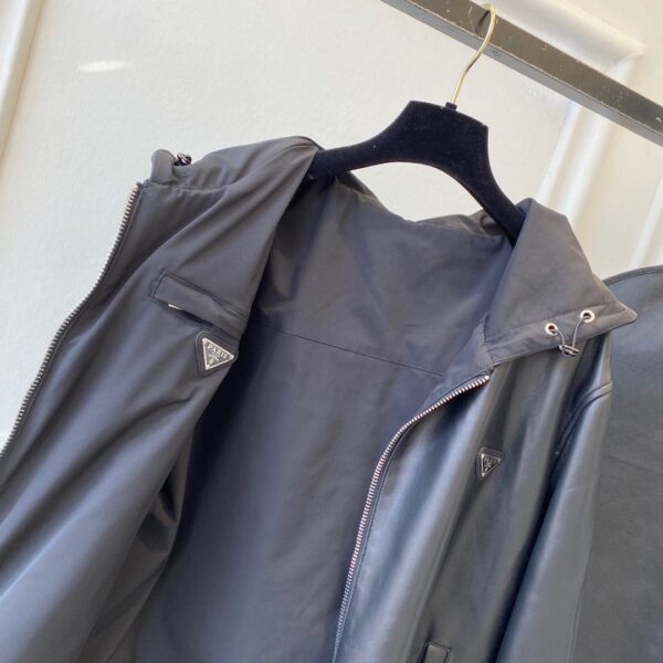 PRDA Leather Zip Up Jacket Super A - Image 7