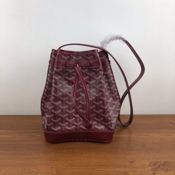 Goyar Bag 1990-2000s monogram small Flot bucket shoulder bag - Image 8