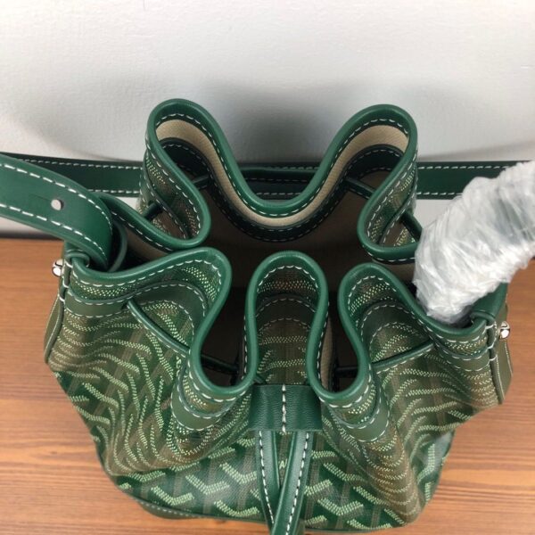 Goyar Bag 1990-2000s monogram small Flot bucket shoulder bag - Image 13