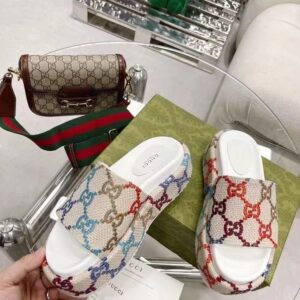 GG platform slide sandals SWIPE for more colours