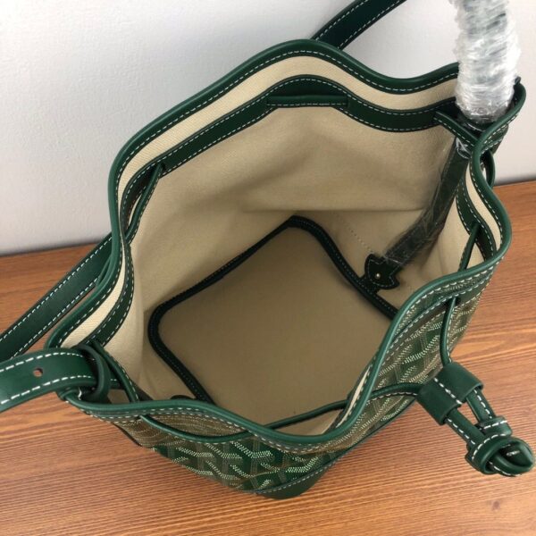 Goyar Bag 1990-2000s monogram small Flot bucket shoulder bag - Image 3