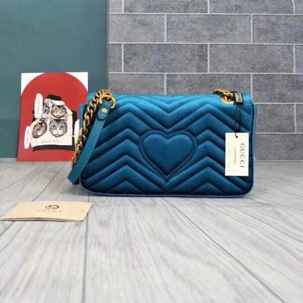 GG VELVET MARMONT BAG - Image 4