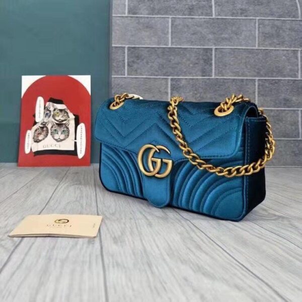 GG VELVET MARMONT BAG - Image 3