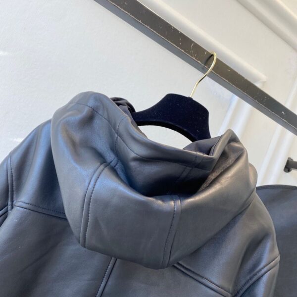 PRDA Leather Zip Up Jacket Super A - Image 4
