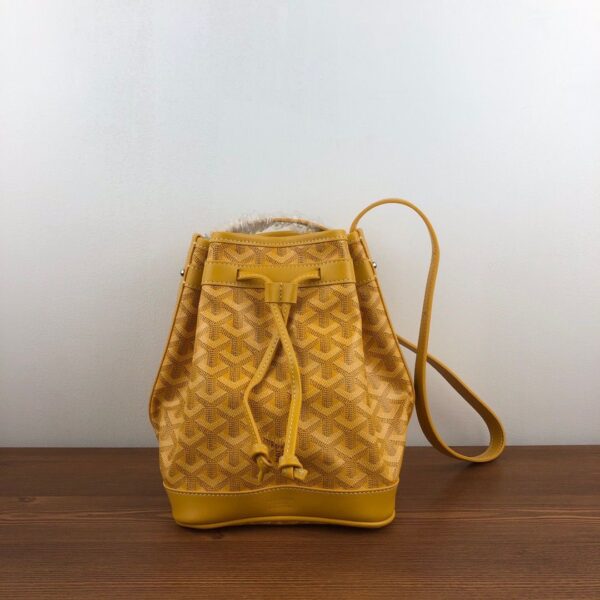 Goyar Bag 1990-2000s monogram small Flot bucket shoulder bag - Image 10