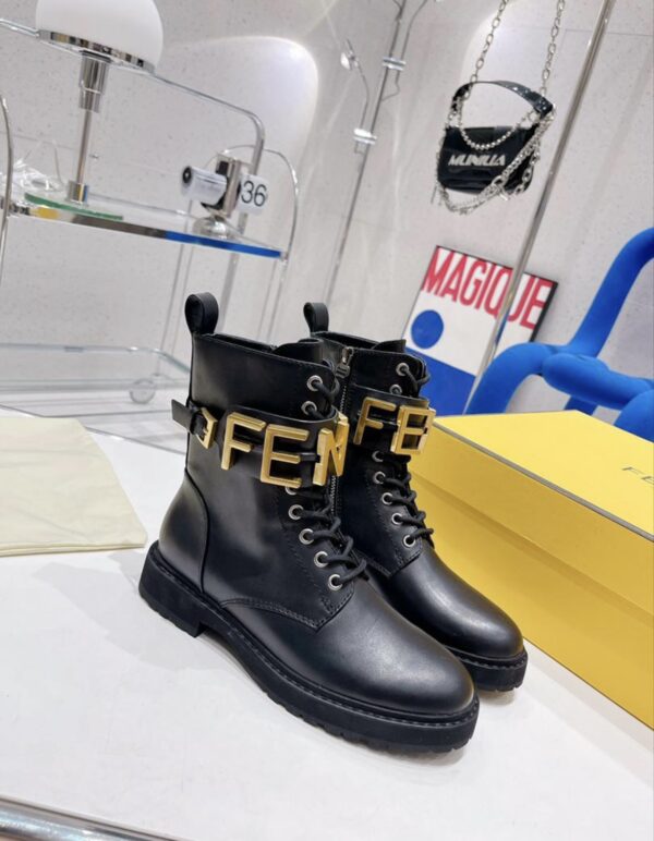 Fendigraphy Biker Boots Super A
