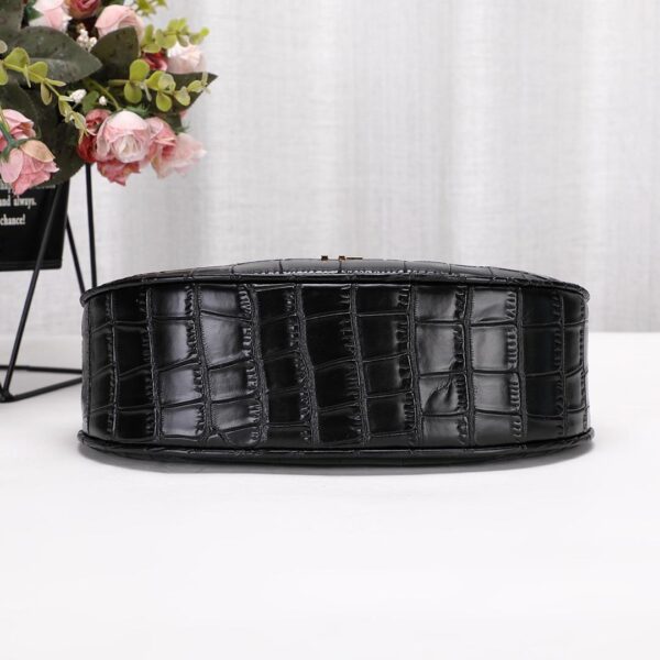 TF Mini Bianca Crocodile Embossed Tote Bag - Image 6