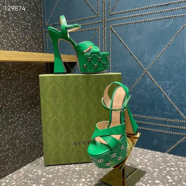 GG Interlocking G studs sandals Super A - Image 8