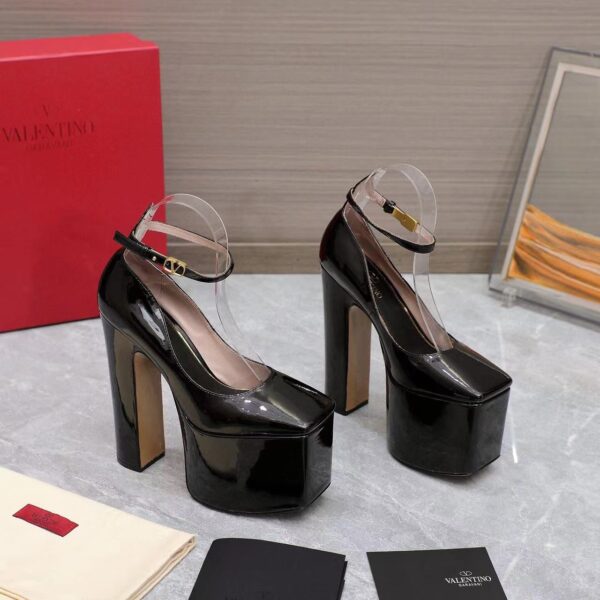 Valent Garavani Tan-Go Platform Pump In Patent Leather Super A - Image 8