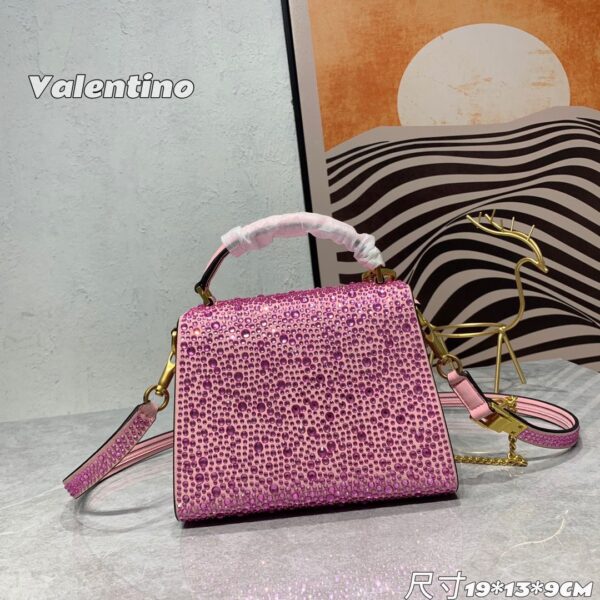 VLTN Embellished Top Handle Bag - Image 2