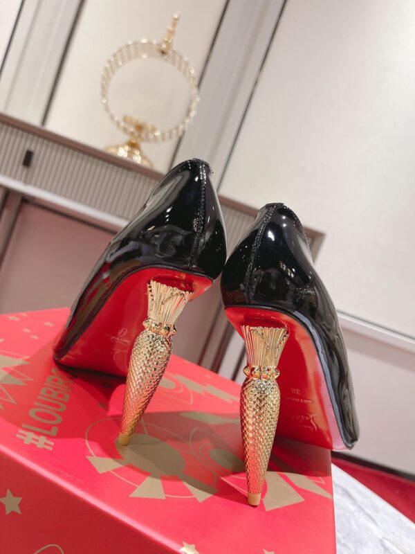 Christian Red Bottom LipChick Patent Pumps - Image 5