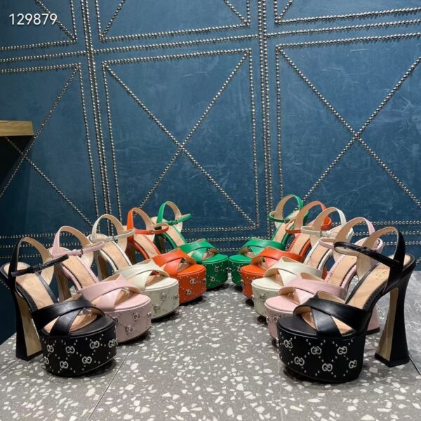 GG Interlocking G studs sandals Super A
